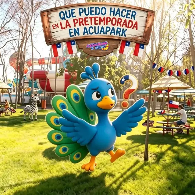 ¡No queda nada para que comience La pretemporada en Acuapark El Idilio! 🦚✨ Si quieres adelantarte al verano…